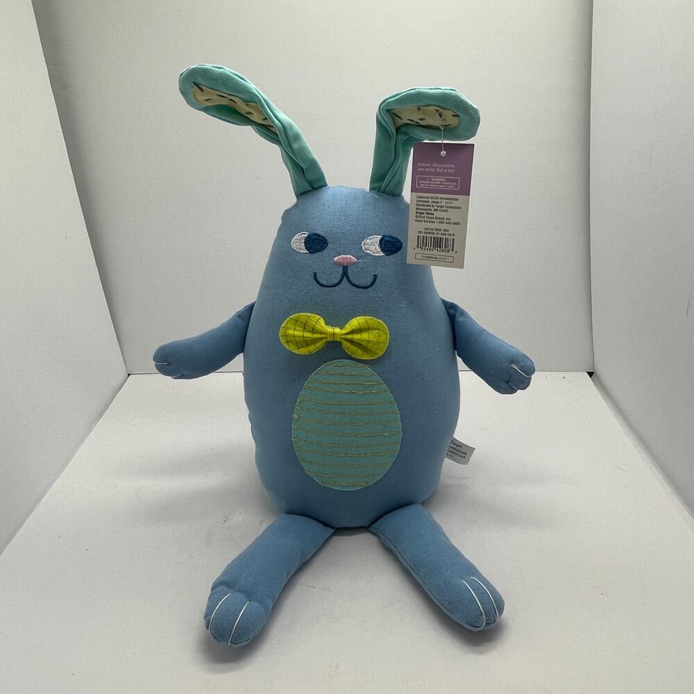 Target Spring Easter Bunny Decorative Blue Rabbit‎ Doll